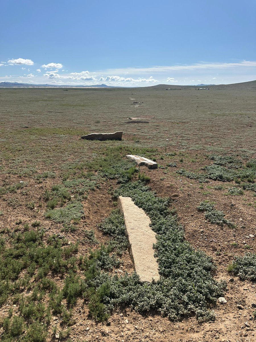 Kutluk Kağan yazıtının bulunduğu Nomgon’da kazı çalışmaları yeniden başlamış Bu yıl yazıtın geri kalan kısmını bulmayı umut ediyorlar Balbalların üzerindeki dağ keçisi motifi ise Türklerin yayıldığı her yere bıraktığı izlerin en eskilerinden birisi olarak karşımıza çıktı