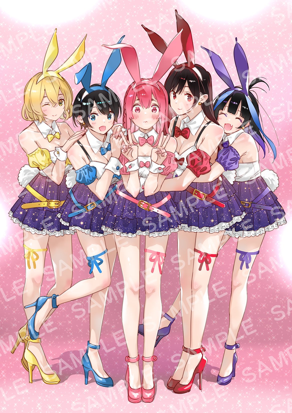 講談社 - 【未開封】彼女お借りします かのかり ゲーマーズ特典 B2タペストリー グッズ-タペストリー】彼女、お借りします B2タペストリー Ver.3
