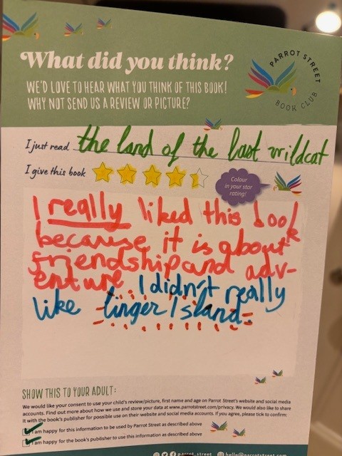 parrot_street's tweet image. We ✨really✨ liked this book too!
Our subscribers LOVED Land of the Last Wildcat by Lui Sit 😍 Last few copies, including our bespoke activity pack, available in the shop now
parrotstreet.com/products/land-…