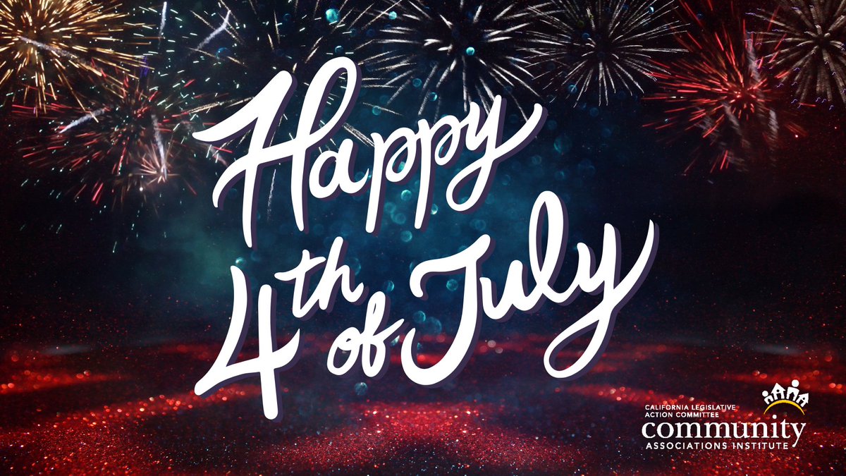 🎆 Happy Independence Day! 🇺🇸

Today, we celebrate the freedoms that define our nation—and the power of civic engagement that keeps our democracy strong.

#IndependenceDay #FourthOfJuly #AdvocacyMatters #CALegislation