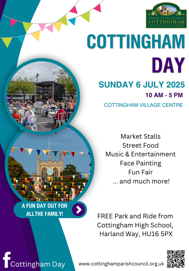 We’ll be at Cottingham Day on Sunday 6th July from 10am to 5pm next to the traffic lights on King Street / Hallgate with our full range of bottle conditioned real ale Hope to see you there.