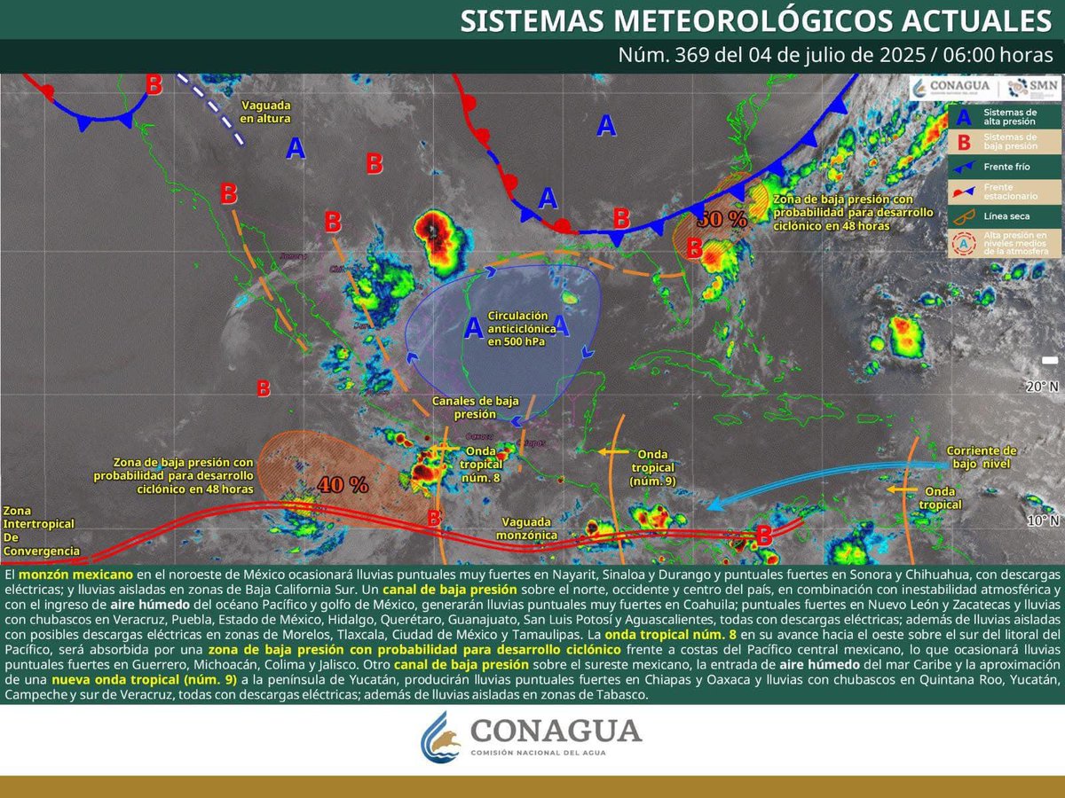 #Clima 

LLUVIAS DISPERSAS PARA LA ENTIDAD

Feliz viernes a todas y todos. Les compartimos el pronóstico del clima con base a la información que emite la Coordinación Estatal de Protección Civil.