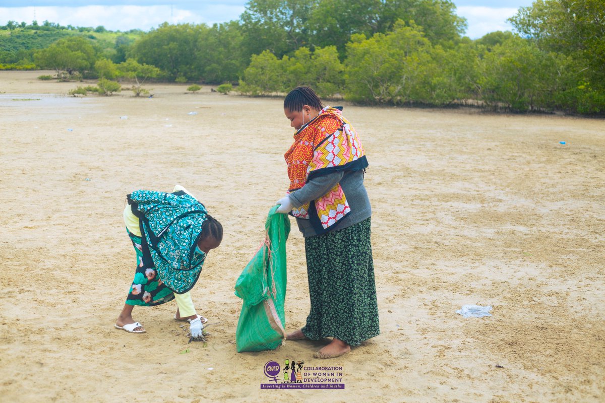 Cwid4Cwid's tweet photo. CWID, with support from #ForumCiv,led a community-driven clean-up exercise bringing together residents, Waste Management Groups, Beach Management Units in a collective effort to restore and protect this vital water body. #CWIDGender #JomvuKuuCreek #WajibuWetu
@Greenpeaceafric https://t.co/9mWaU5Y8mb