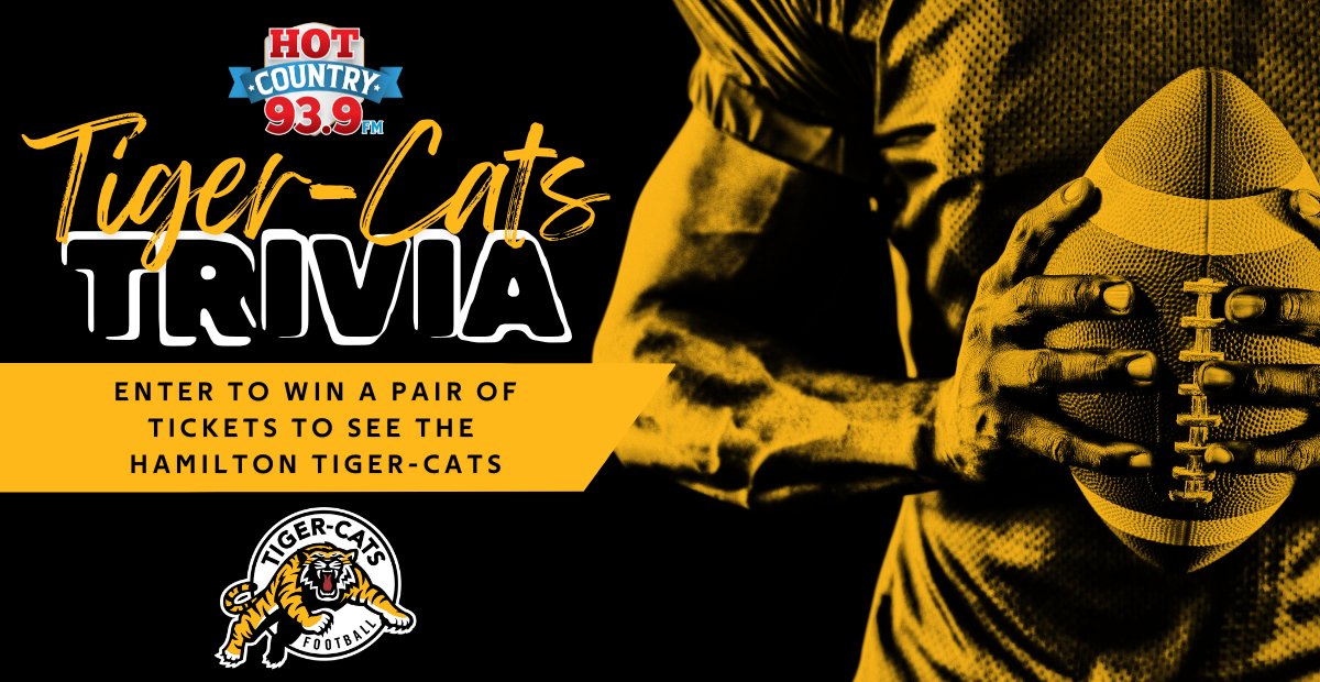 Hot Country 93.9 (@hotcountry939) on Twitter photo .<a href="/HotCountry939/">Hot Country 93.9</a> x Hamilton <a href="/Ticats/">Hamilton Tiger-Cats</a> are giving you the chance to WIN tickets to their next home game! ๐๐๏ธ
๐: hotcountry939.com .<a href="/HotCountry939/">Hot Country 93.9</a> x Hamilton <a href="/Ticats/">Hamilton Tiger-Cats</a> are giving you the chance to WIN tickets to their next home game! ๐๐๏ธ
๐: hotcountry939.com