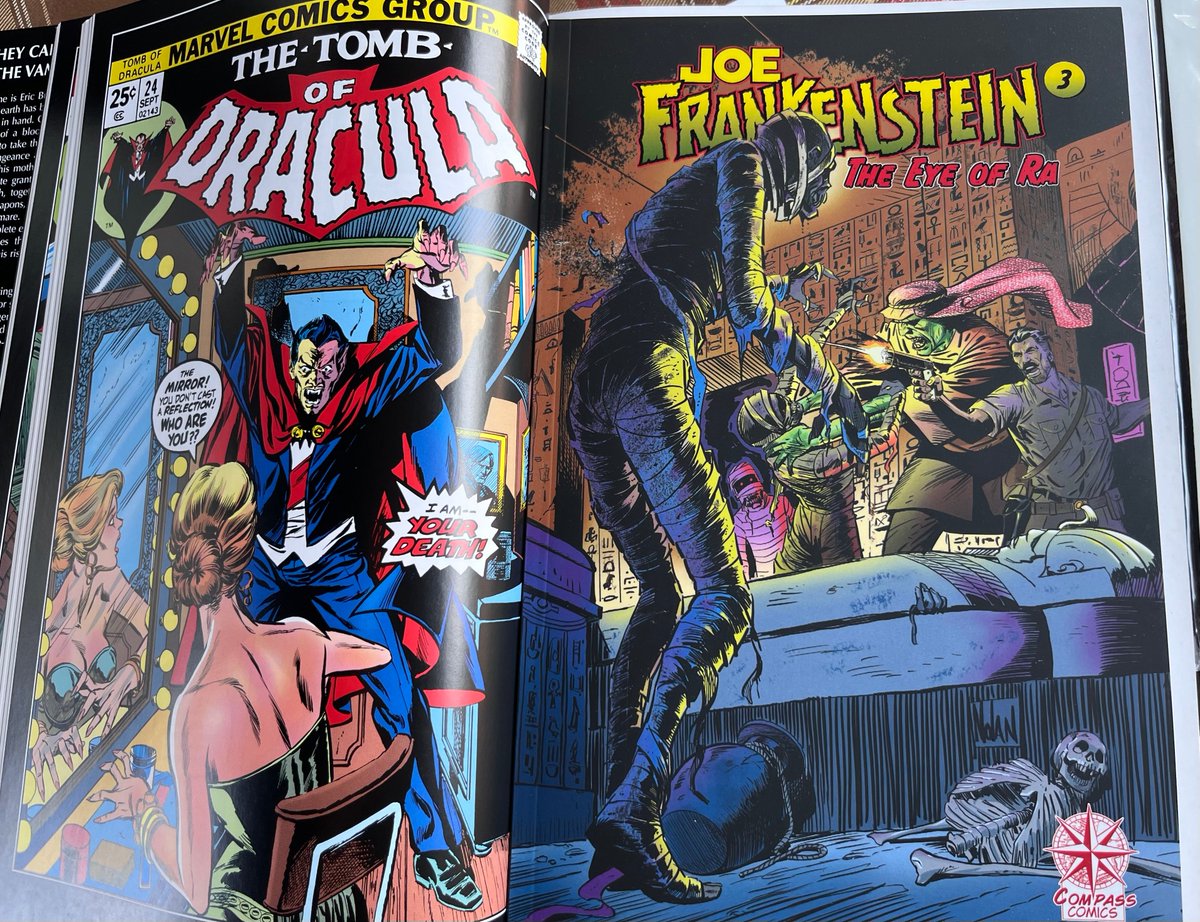 BloodyDrake (@bloody_drake) on Twitter photo Finished reading Joe Frankenstein 1-3! Fantastic Books! To me it tonally fits in with Tome of Dracula. Laz as mentor to Joe is great. The What if Laz lived and what he's seen?!🤘, Love the pulpy feel of Vol 3!🔥Can't wait for Vol 4!
<a href="/gnolan12/">Graham Nolan 🇺🇸</a> <a href="/AnthonyDGClark/">Anthony Gonzales-Clark</a>
#comics #comicsgate Finished reading Joe Frankenstein 1-3! Fantastic Books! To me it tonally fits in with Tome of Dracula. Laz as mentor to Joe is great. The What if Laz lived and what he's seen?!🤘, Love the pulpy feel of Vol 3!🔥Can't wait for Vol 4!
<a href="/gnolan12/">Graham Nolan 🇺🇸</a> <a href="/AnthonyDGClark/">Anthony Gonzales-Clark</a>
#comics #comicsgate
