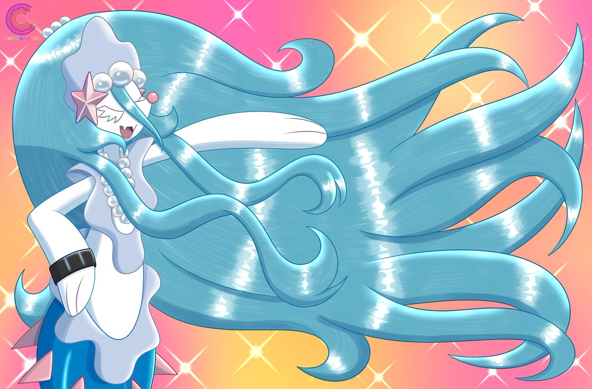 SweetieLandtica's tweet image. Erika with her long hair blowing~🦭🌊✨

#Pokemon #Primarina #アシレーヌ