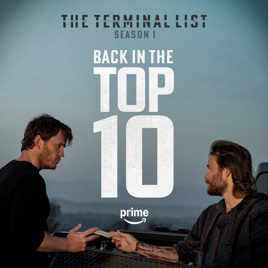TerminalListPV's tweet image. The brotherhood is back on top. Stream The Terminal List ahead of the premiere of #DarkWolf - only on Prime Video, August 27.