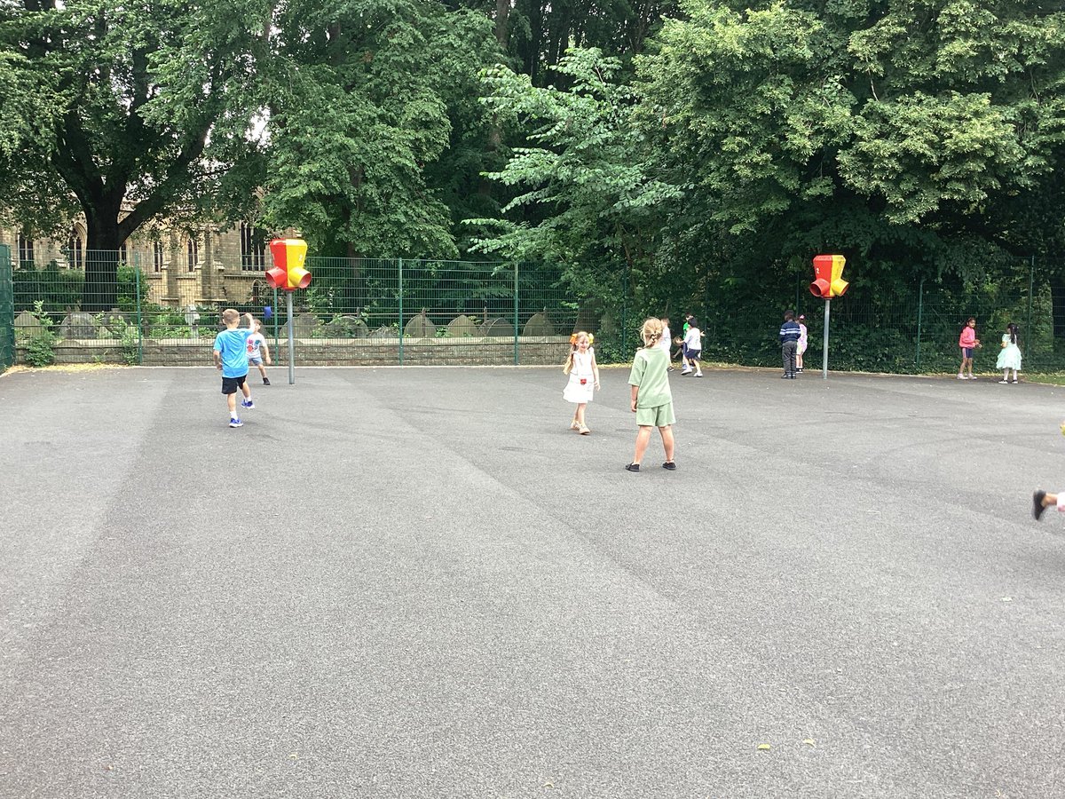 Fun in PE sending and receiving the  beanbag