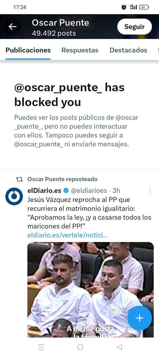 El tio va con el botón de baneo automático 🦧👇