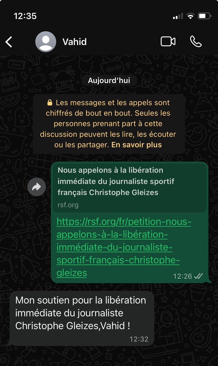 Faites comme Vahid Halilhodžić : signez la pétition de RSF pour la libération de Christophe Gleizes.

▶️ rsf.org/fr/petition-no…