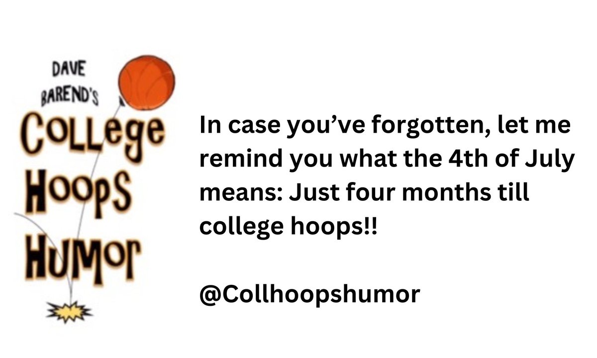 CollegeHoopsHumor (@collhoopshumor) on Twitter photo #FridayFunDay -THX for likes/reposts @nbadfs101 @kiwimutt <a href="/rudedogreyes/">Rudy Ramon Reyes</a> <a href="/TuckerDaleBooth/">Tucker Booth</a> <a href="/ScottsdaleVeins/">Steve, dad of The Best DogS Ever</a> <a href="/rwyjunior/">Wayne Memphis Mojo ✝️🇺🇸</a> <a href="/SteveHiegel/">Steve Hiegel</a> <a href="/guy_fontenot/">Guy Fontenot</a> <a href="/manzobeat/">Manzobeat</a> <a href="/SantosJlorenzo/">JLorenzo Santos</a> <a href="/TomHernand97161/">Tom Hernandez</a> <a href="/gpan197524/">Gene Panacci</a> #FourthOfJuly #collegebasketball #July4 #jokes #comedy #humor #laughs #FridayFunDay -THX for likes/reposts @nbadfs101 @kiwimutt <a href="/rudedogreyes/">Rudy Ramon Reyes</a> <a href="/TuckerDaleBooth/">Tucker Booth</a> <a href="/ScottsdaleVeins/">Steve, dad of The Best DogS Ever</a> <a href="/rwyjunior/">Wayne Memphis Mojo ✝️🇺🇸</a> <a href="/SteveHiegel/">Steve Hiegel</a> <a href="/guy_fontenot/">Guy Fontenot</a> <a href="/manzobeat/">Manzobeat</a> <a href="/SantosJlorenzo/">JLorenzo Santos</a> <a href="/TomHernand97161/">Tom Hernandez</a> <a href="/gpan197524/">Gene Panacci</a> #FourthOfJuly #collegebasketball #July4 #jokes #comedy #humor #laughs