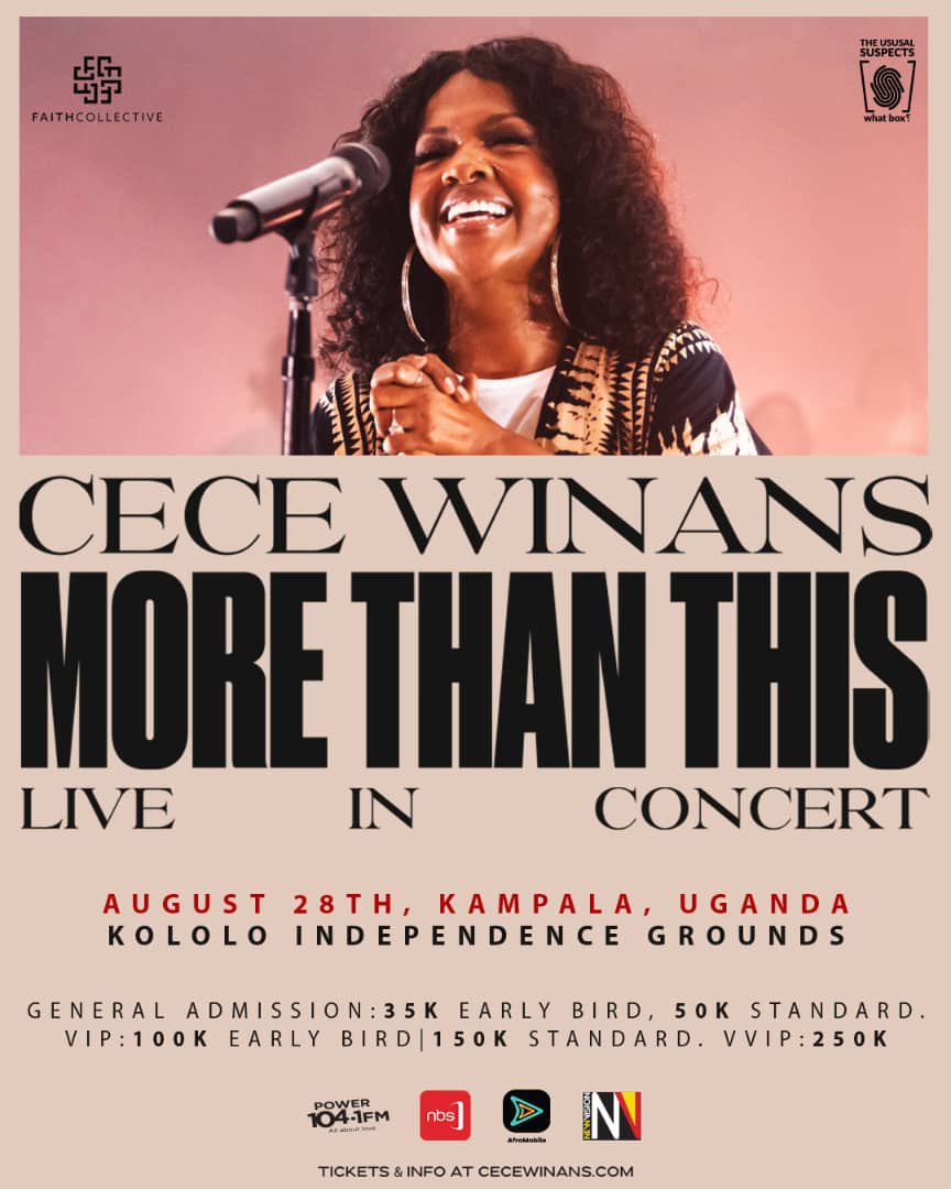 LAST CHANCE! ⏰ 
Have you got your #MoreThanThis concert ticket yet? 👍🏾  Don't miss out! 
Early bird promo ends at MIDNIGHT TONIGHT! 

💥 Get your tickets now at cecewinans.com

- Ordinary: 35k
- VIP: 100k

Don't wait, secure your spot now! 🎟️