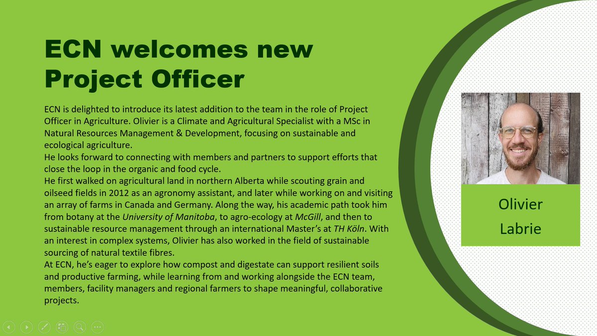 We are super happy to announce our new Project Officer in Agriculture! 🌍🌱
