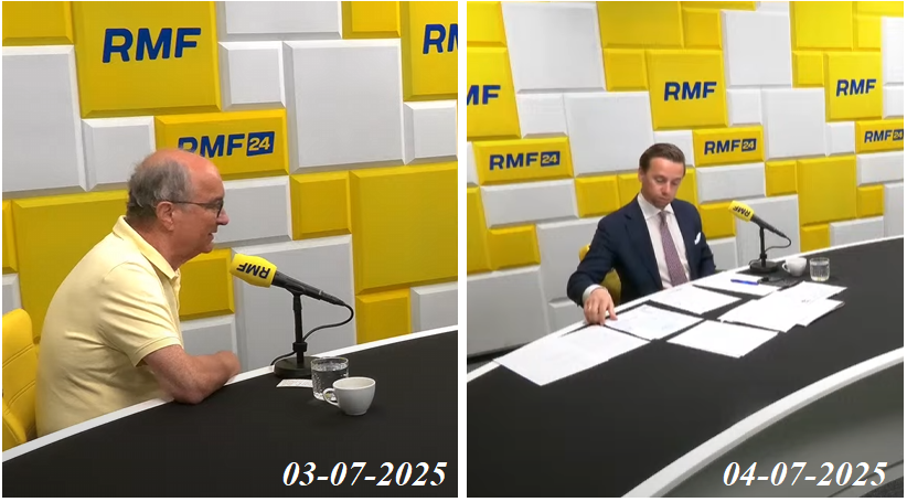 RogackiMariusz's tweet image. Przygotowanie polityka do wywiadu na przykładzie @Rozmowa_RMF 🙃
03.07.25 @wlodekczarzasty @__Lewica: pogadam, pobajdurzę i niech się zachwycają moją obecnością.
04.07.25 @krzysztofbosak @KONFEDERACJA_ : konkretne dane przez cały wywiad + ryza papieru z notatkami na podorędziu.