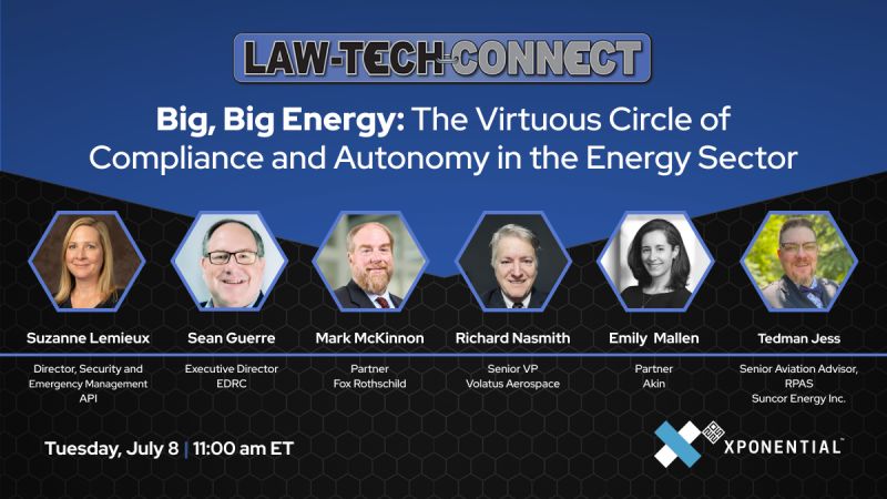enrgdrone's tweet image. 🔓Discover how next-gen tech—autonomous drones, AI, & smart sensors—are revolutionizing energy compliance at Law-Tech Connect Online ’25.
Join @enrgdrone Director, Sean Guerre, & top industry leaders on July 8th at 11 am ET. ⚡Register Now!
hubs.la/Q03vMKpR0
