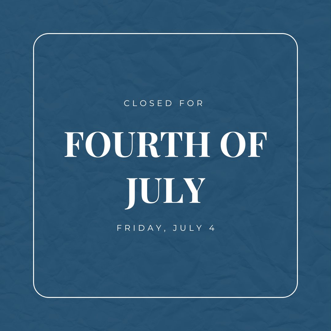 immunedeficienC's tweet image. Our office will be closed today for the Fourth of July! We will return to the office Monday, July 7.