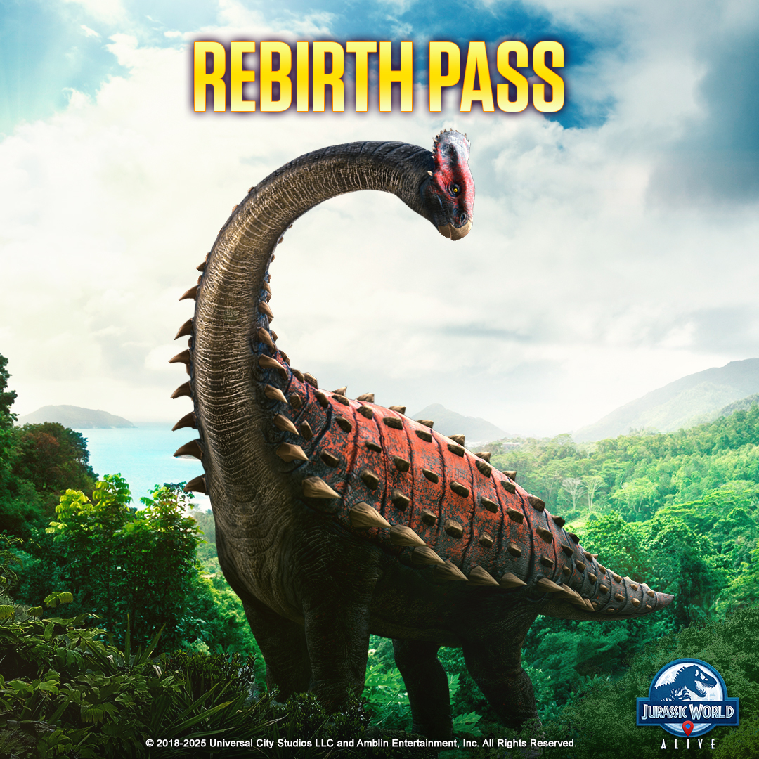 JWorldAlive's tweet image. A new season starts today! In the Rebirth Pass, complete this month&apos;s missions and collect Apatoceratops DNA, plus exclusive Emotes, badges and more!

Kick off this Unique Pass today!
🦖 ludia.gg/JWA25_704