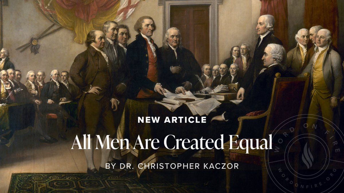 Word on Fire (@wordonfire) on Twitter photo “Great principles undergird the founding of our nation, despite Jefferson’s and our own failures to live up to them”: on.wof.org/3I9P0yV
<a href="/Prof_Kaczor/">Dr. Christopher Kaczor</a> “Great principles undergird the founding of our nation, despite Jefferson’s and our own failures to live up to them”: on.wof.org/3I9P0yV
<a href="/Prof_Kaczor/">Dr. Christopher Kaczor</a>