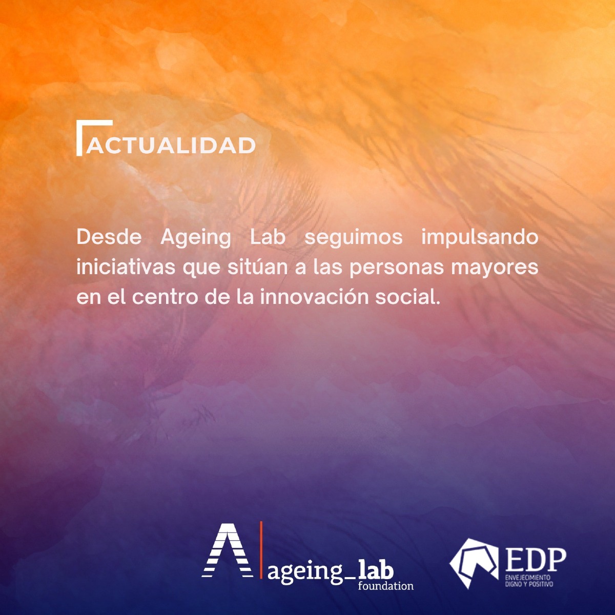👨🏻‍🦳​💡​👩🏻‍🦳Desde #AgeingLab impulsamos iniciativas donde las personas mayores se sitúan en el centro de la innovación social.

🌐​ ageinglab.org/blog-masonry-f…

#AgeingLab #EquipoHumanoMultidisciplinar #InnovaciónSocial #Conocimiento