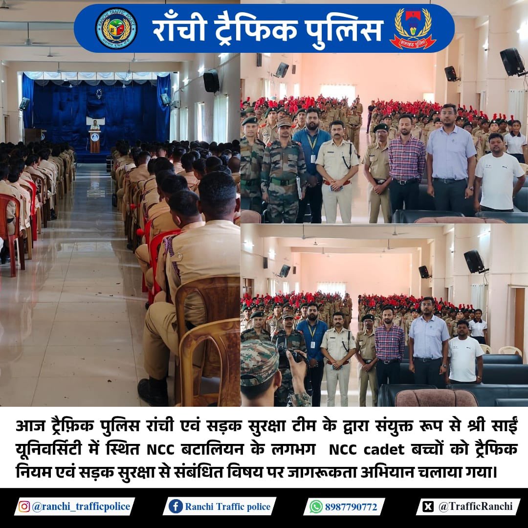 Ranchi Traffic Police tweet media