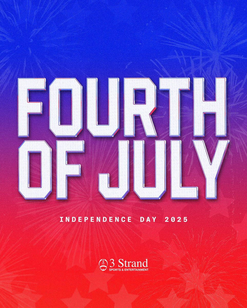 Happy 4th from the 3 Strand family! 🇺🇸