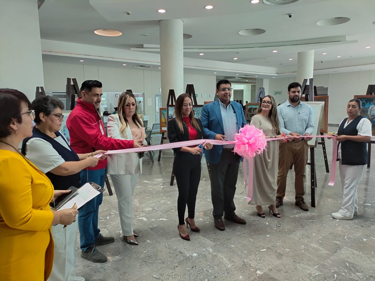 SSDurango's tweet photo. La Exposición Pictórica #CurArte permite compartir al público 25 obras de un gran acervo histórico que pueden ser apreciadas en las salas de espera y áreas administrativas del Hospital General 450, en el marco de los festejos de este 11 aniversario de este nosocomio. https://t.co/mTo253iGAE
