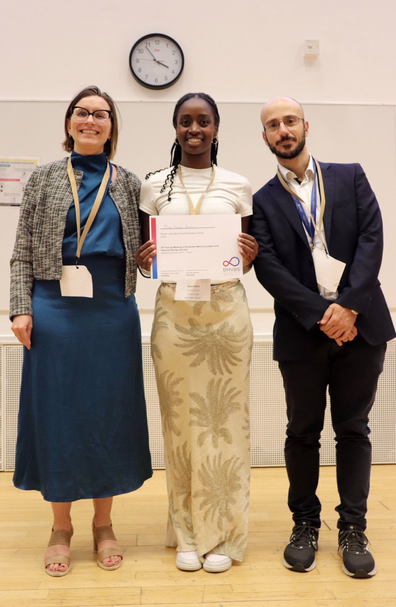 BMVBSoc's tweet image. Congratulations to our presentation winners (Dr Azziza Zaabalawi, Ms Kenza Sackho, Mr Charlie Piercy) and poster winners (Ms Priyanka Patel, Ms Marta Riaño &amp;amp;  Ms Sareh 
Aghajanpour, Ella Milne) sponsored  by @CommsBio!