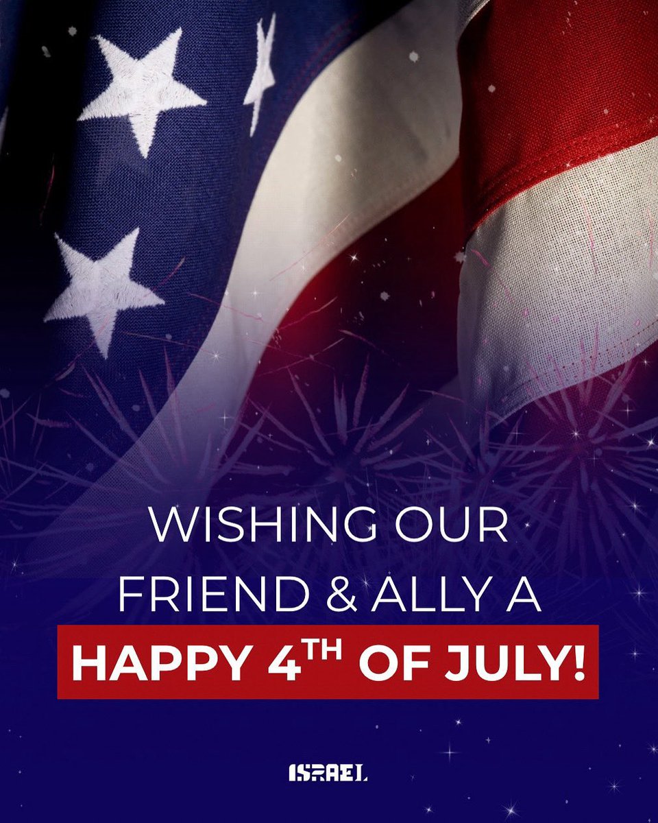We celebrate with the United States of America our true friend and strategic ally