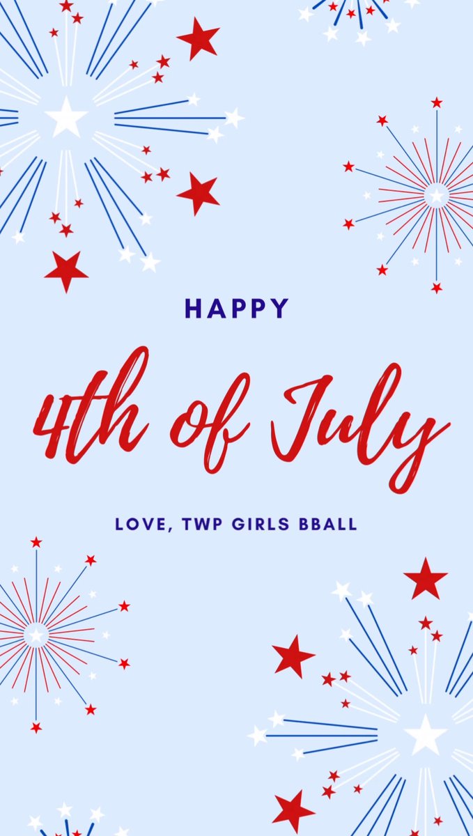 Happy 4th 🇺🇸. Wishing you all a fun &amp; safe holiday!! 

<a href="/WTHS_Athletics/">WTHS Athletics</a>