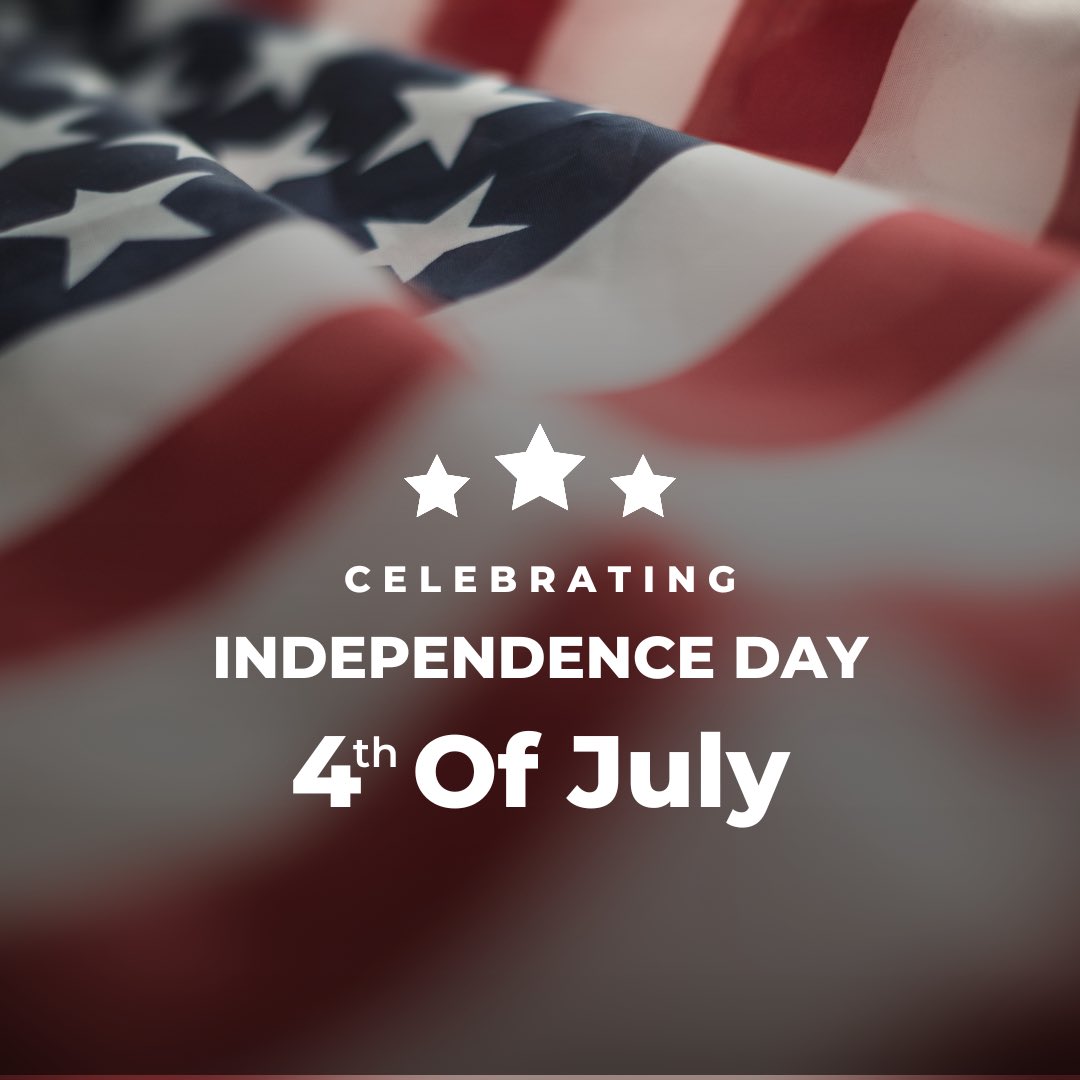Happy Independence Day! 🇺🇸

Today, we honor the courage, vision, and determination of those who fought for our nation’s freedom 249 years ago. As we gather with friends and family, let’s reflect on the sacrifices made that allow us to celebrate and live in this great nation.