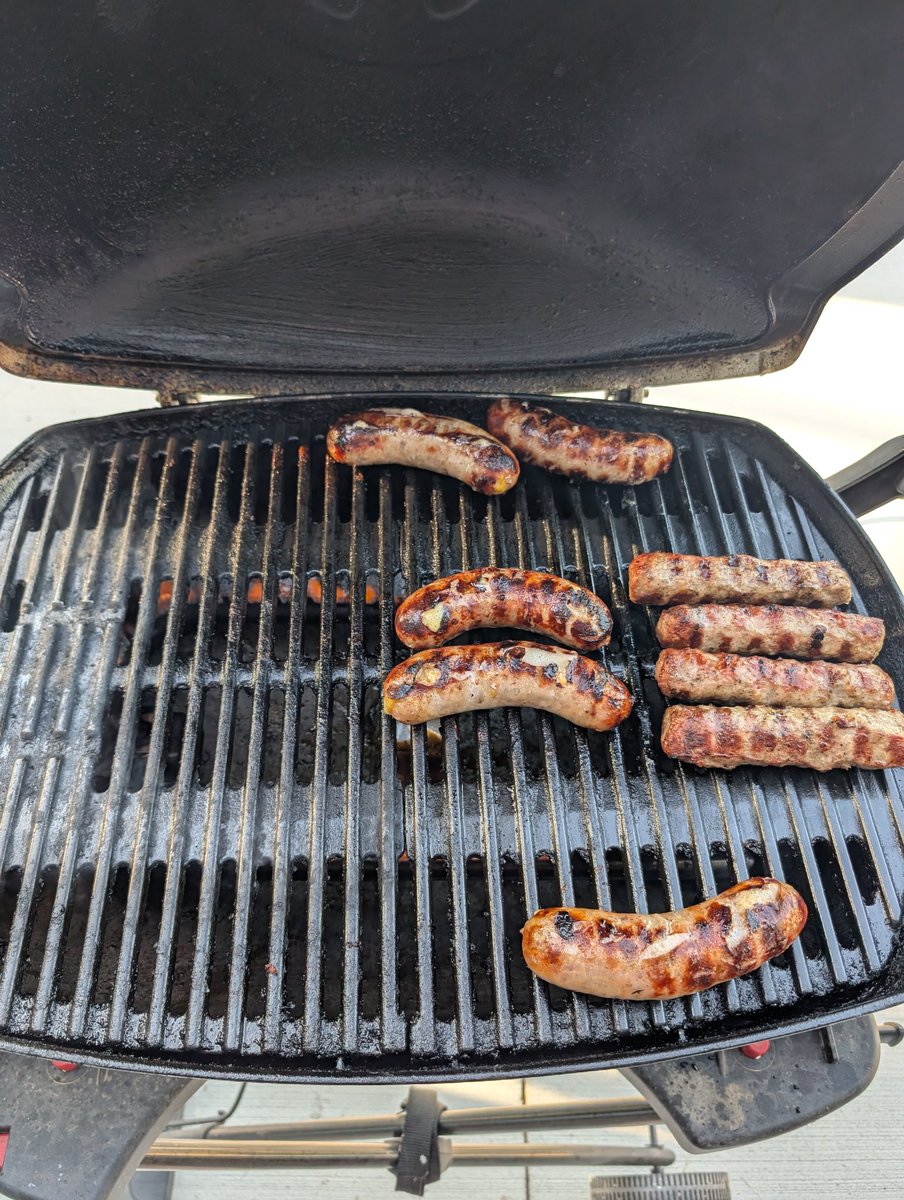 Probably a good time to post a picture of brats on the grill before 11am. Have a wonderful 4th of July!
