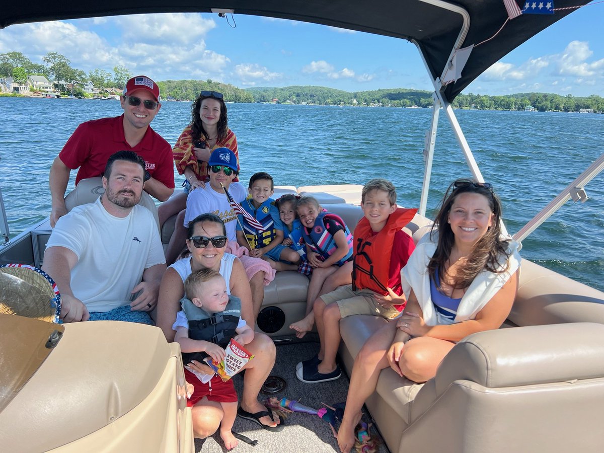 Happy Birthday America! We enjoyed the Lake Mahopac Boat Parade with Councilman Kearns and his wonderful family this morning. God Bless America!