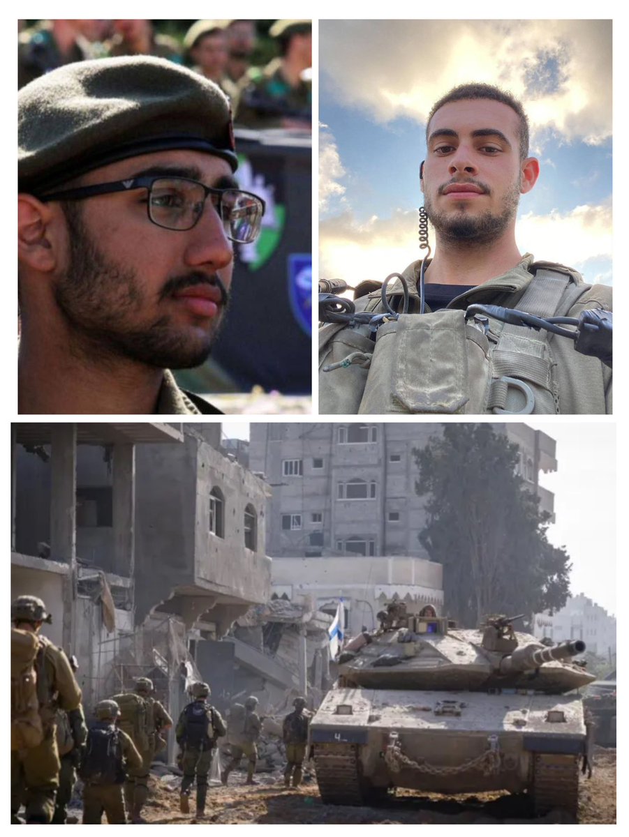 מלאכי השלום, 
ערב  שבת התבשרנו בצער על שני לוחמים נוספים שמסרו נפשם על קידוש ה׳ בקרבות מול מרצחי חמאס בעזה: 

סמל אסף זמיר בן 19 מדימונה, לוחם שריון בגדוד 53, נפל בחאן יונס

וסמל יאיר אליהו בן 19, מעזר, לוחם הנדסה קרבית בחטיבה הצפונית שנפל בקרב בצפון רצועת עזה.

יהי זכרם ברוך