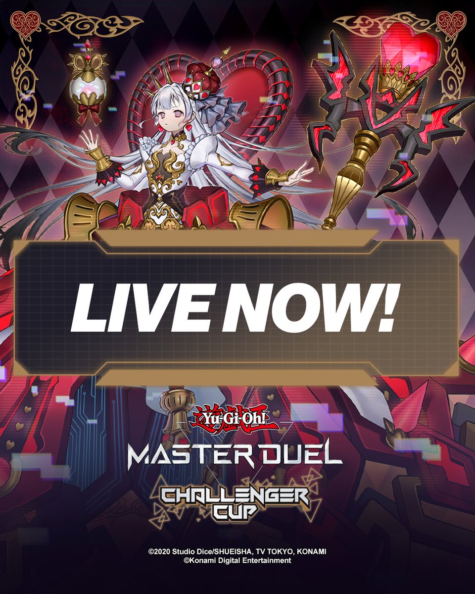 YGOMasterDuel's tweet image. We are now live with @Lampi_Ygo and @BarcodeTCG
for today's #YuGiOhMASTERDUEL EU CHALLENGER CUP!
Check it out now live: youtube.com/@YuGiOhCardEU & twitch.tv/yugiohcardeu