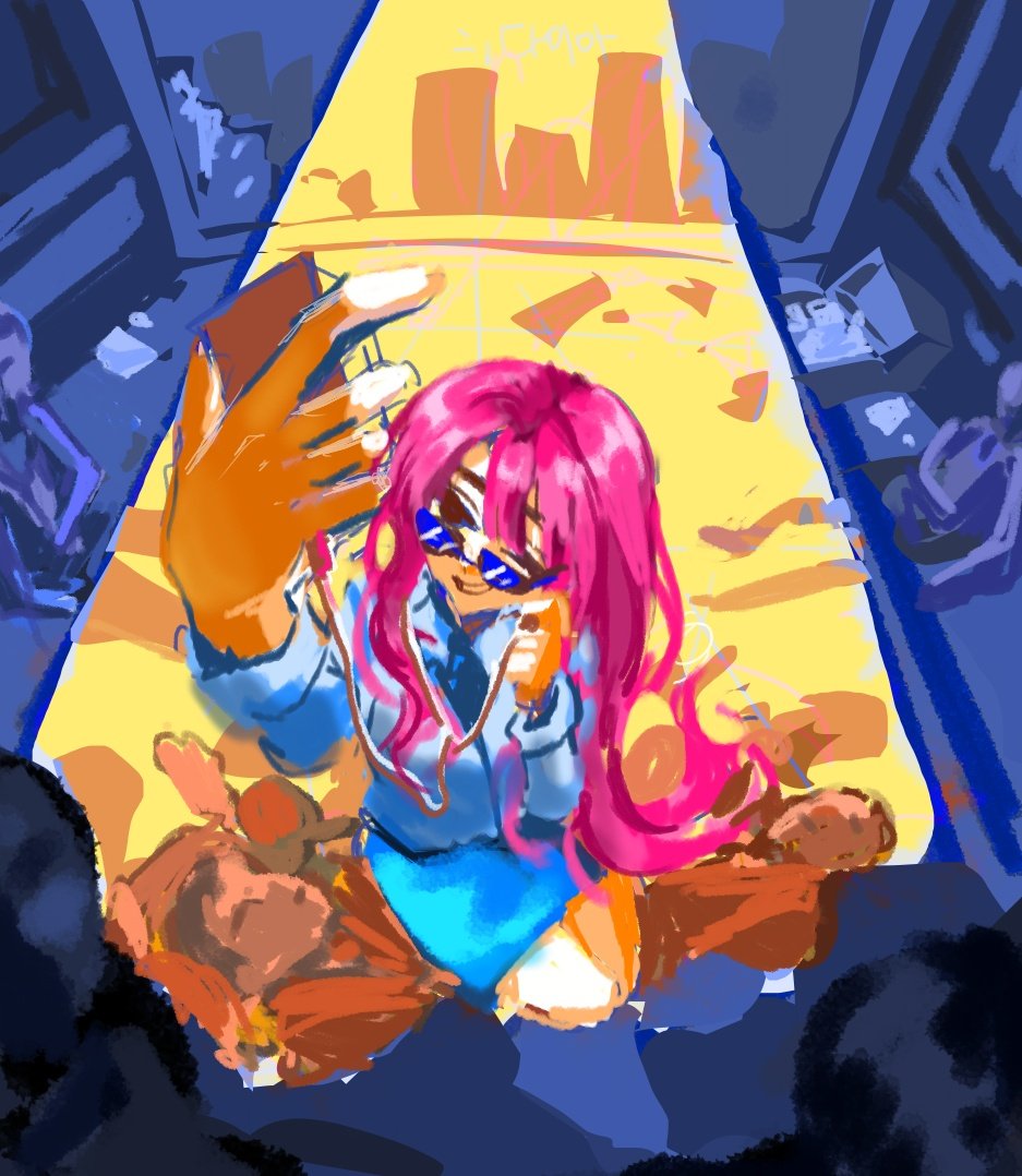 캐디 키워드
이어폰 선글라스 다이아몬드 슈트케이스

#illustration #낙서