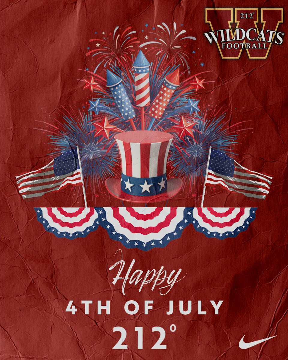 Today, we celebrate the freedoms that bind us together &amp; the spirit that drives us, on and off the field. We’re grateful for the support of our community, the dedication of our athletes, &amp; the pride we all share in being Wildcats. 

#LetFreedomRing #UnityIsTheSecret 
#The212Way