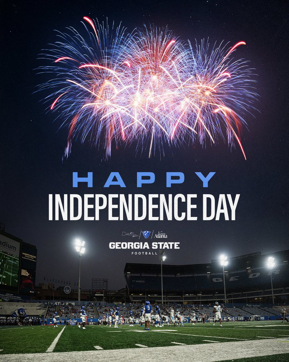 Happy Independence Day, Panther Family! 🇺🇸

#LightItBlue | #NewAtlanta