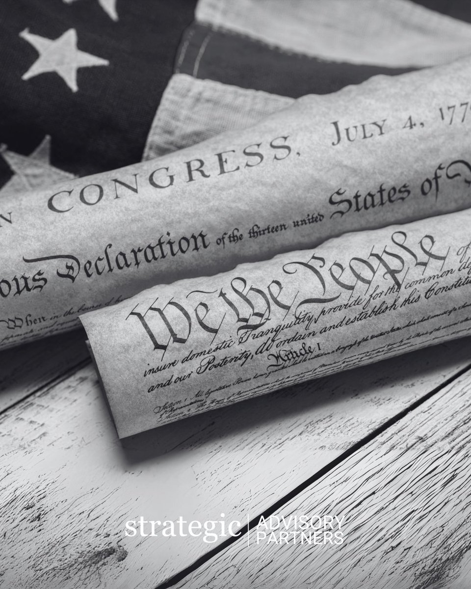 On this 4th of July, let's reflect on the profound meaning of Independence Day. Remembering the courage and vision that built a future of liberty and opportunity. Wishing you a meaningful &amp; joyful holiday! #IndependenceDay #FutureForward #StrategicAdvisoryPartners