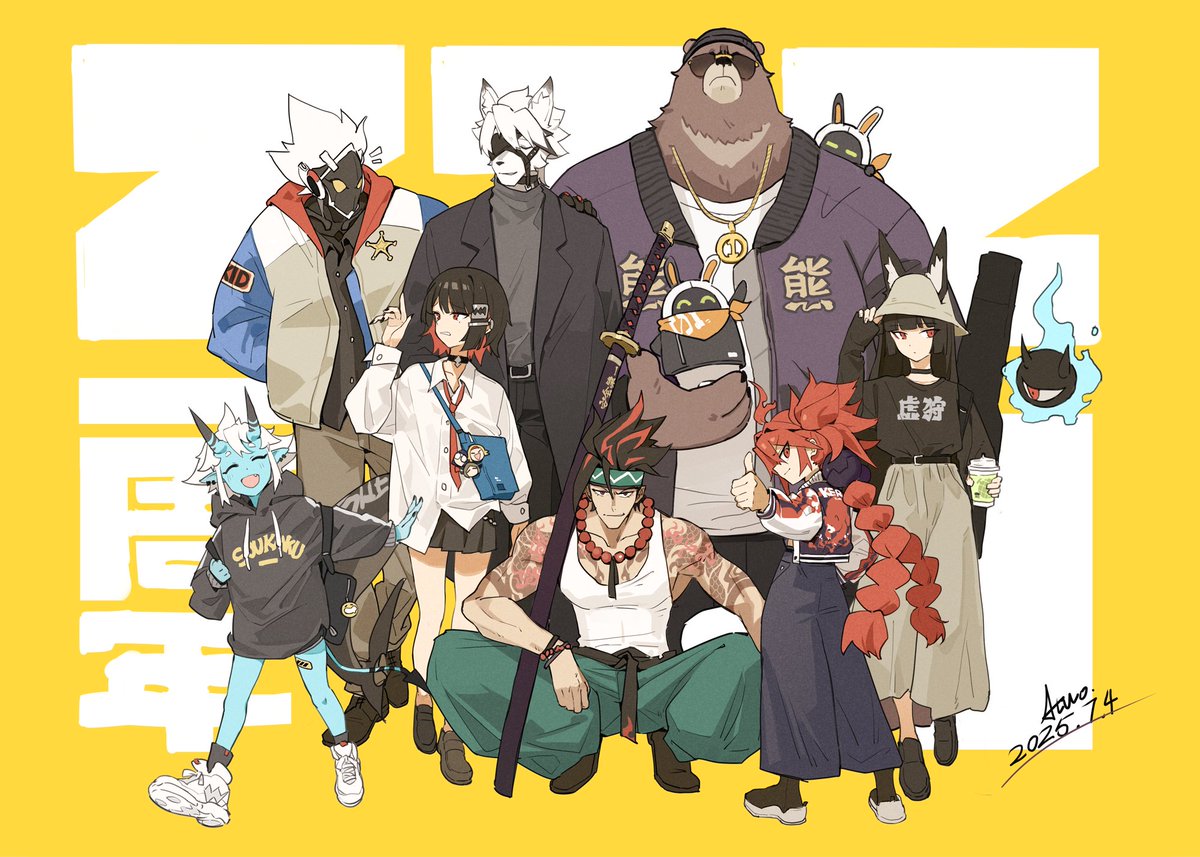 Atwo_A2's tweet image. ZZZ一周年快乐❤
#ゼンゼロ #zzzero