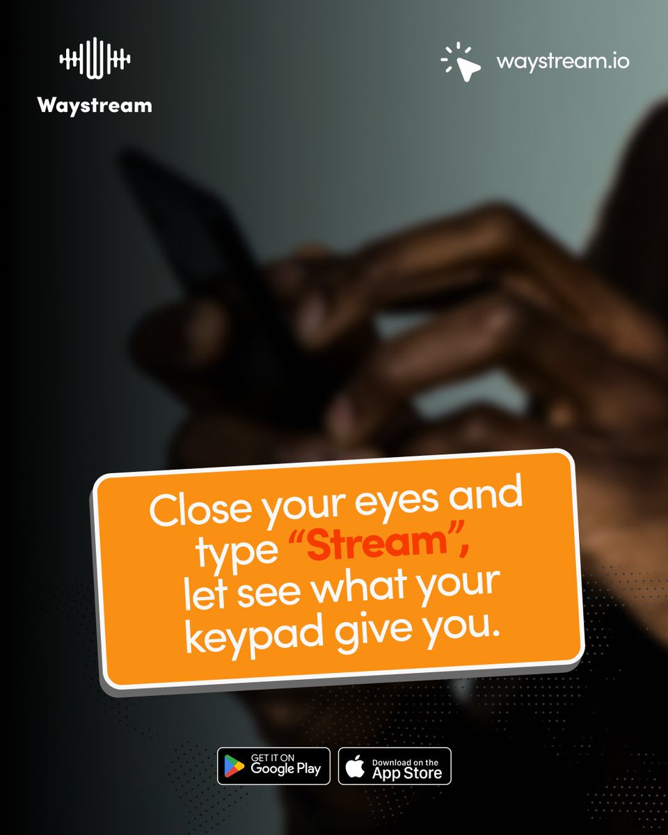 How great are you with your keypad?😉

Give this a try. Share your result in the comments section.

#Waystream