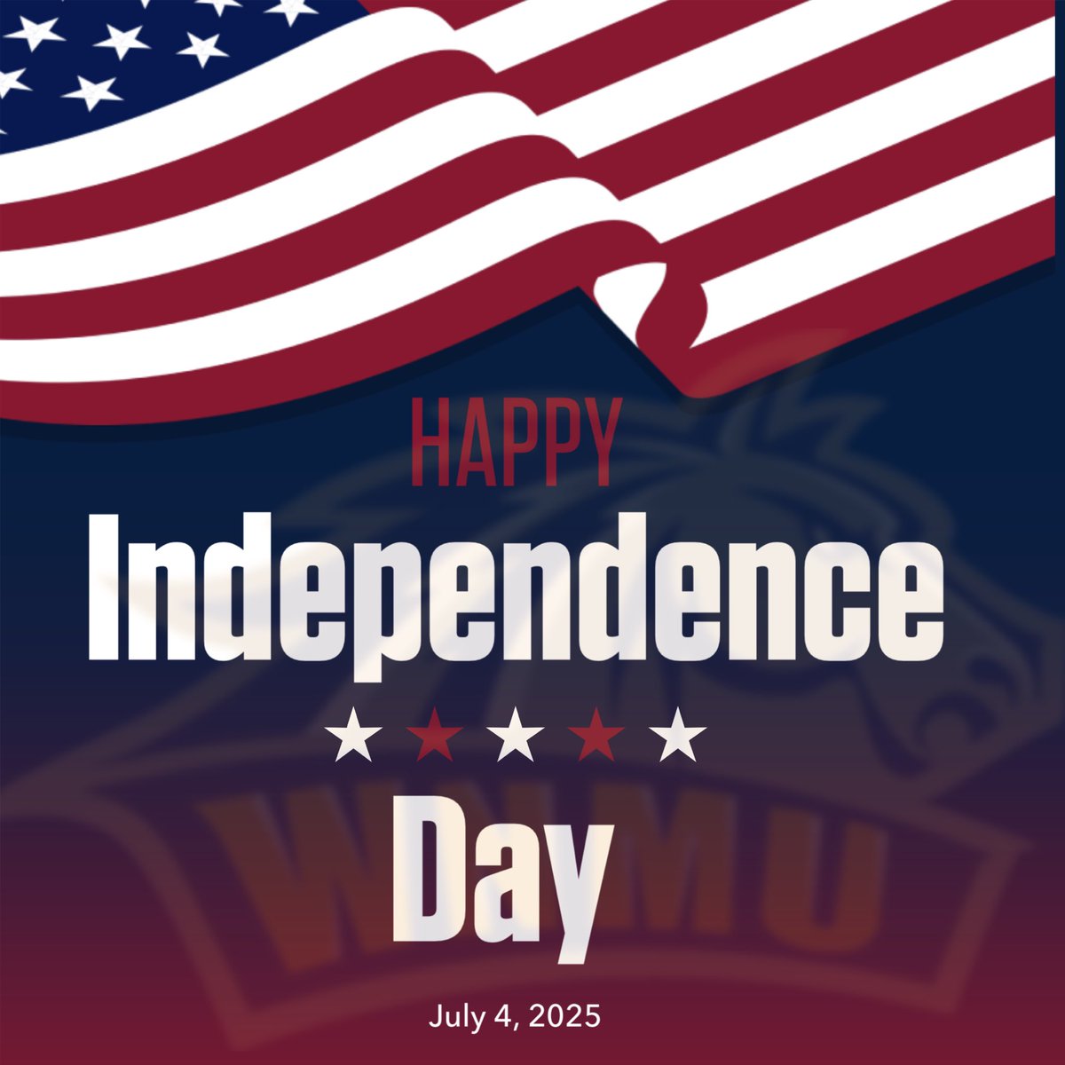 🇺🇸 Happy Independence Day from WNMU Athletics!
Here’s to celebrating freedom, unity, and the spirit of the red, white, and Mustang! 💥🐴
Have a safe and memorable 4th of July! #RareBreed #IndependenceDay