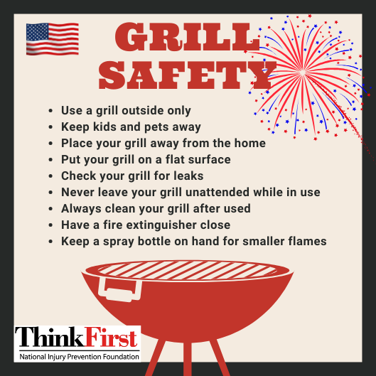 🔥 Grilling this 4th of July? Keep it safe:
✅ Grill outdoors &amp; away from buildings
🙅‍♂️ Never leave it unattended
🧼 Clean grease to prevent flare-ups
🧯 Keep a fire extinguisher nearby

Grill smart so the only thing getting burned is the hot dogs. 😉
#GrillSafety #ThinkFirst