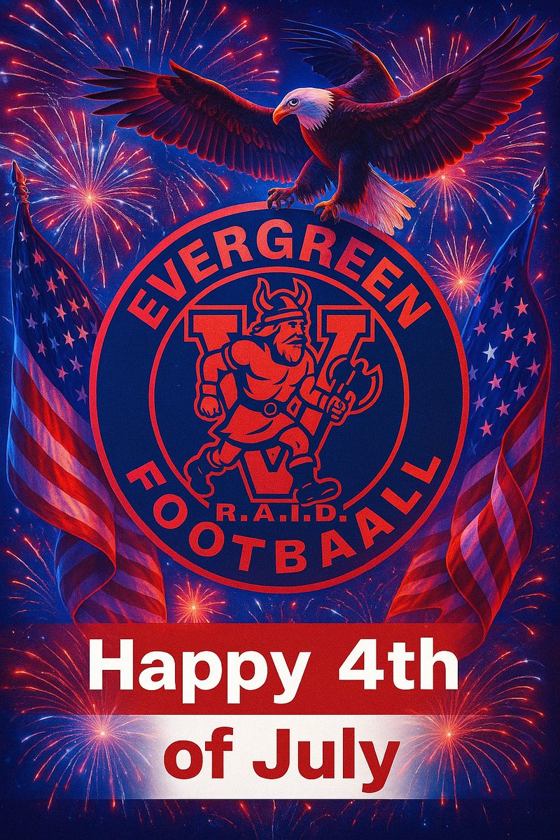 Today we celebrate freedom, unity and the spirit that makes this country great! Happy Independence Day. 
#RAID #Forward #VikingAge25