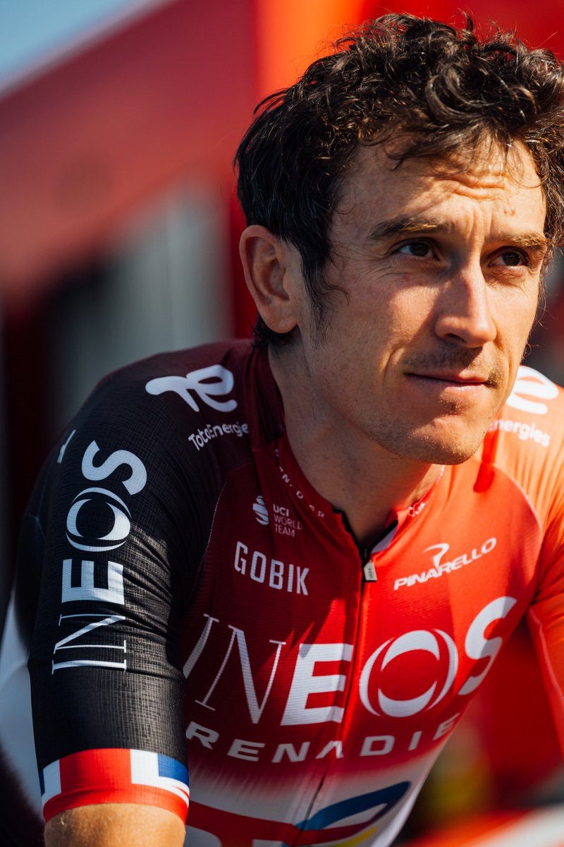 GeraintThomas86's tweet image. Right then, Tour de France #14. The emotions and feelings the day before are the same as they were 18 years ago, when I was the youngest 👶🏻. Now I’m the oldest 👨🏻🦳, which I’ve been told a few times 🤣 Can’t wait to get stuck in with the boys. One last time. See you out there 👌