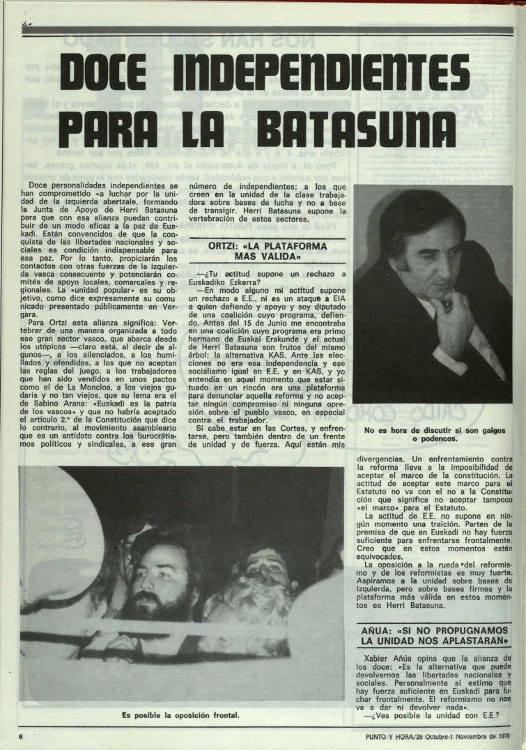 Xabier Añua zendu da, Arabako saskibaloiaren erreferentea izateaz gain, langileen eta errepresalituen abokatua, Amnistiaren Aldeko batzordearen bultzatzailea eta HBren lehenengo mahai nazionalaren kidea izan zen. Biolentzia parapoliziala ere jasan zuen. Lurrak goxo har zaitzala