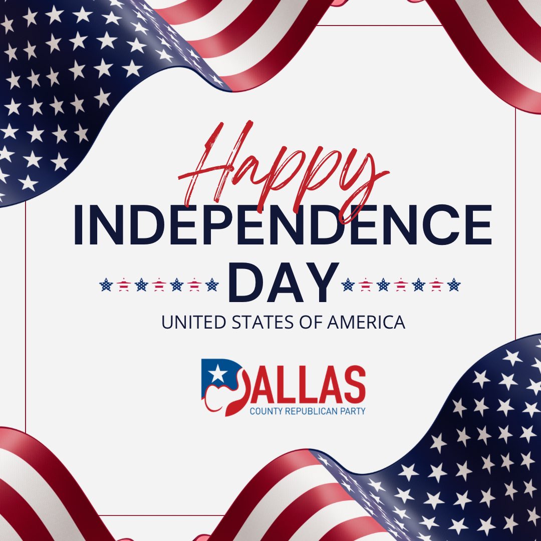 Dallas County GOP (@dallasgop) on Twitter photo Happy #IndependenceDay! It's a great day to read the Declaration of Independence:
Chairman <a href="/AllenWest/">Allen West</a> reads it here: bit.ly/ABWdoi Happy #IndependenceDay! It's a great day to read the Declaration of Independence:
Chairman <a href="/AllenWest/">Allen West</a> reads it here: bit.ly/ABWdoi