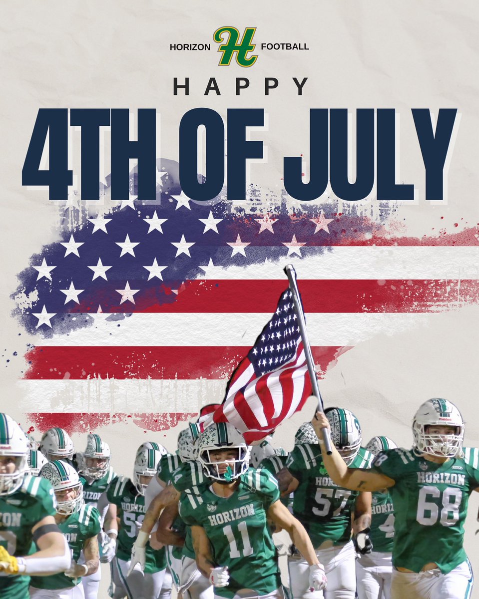 Horizon Football (@hzfbfamily) on Twitter photo Wishing everyone a happy & safe 4th of July! Wishing everyone a happy & safe 4th of July!