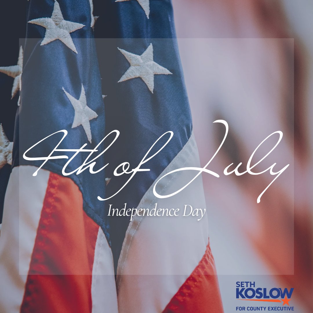 KoslowForNassau's tweet image. Happy Fourth of July!
Today, we celebrate the spirit of our nation and the principles of liberty and justice that have united us for 249 years.