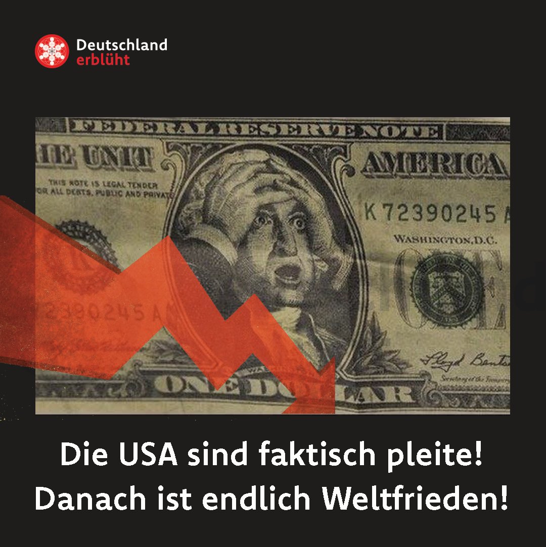 Deutschlanderb's tweet photo. Alles läuft nach Plan!
https://t.co/gnoo0LsbnM
#dollar #dmark #deutscherplan #🇩🇪 #deutschland #zukunft #frieden
#deutschlanderblüht https://t.co/R8fTSpGc0x