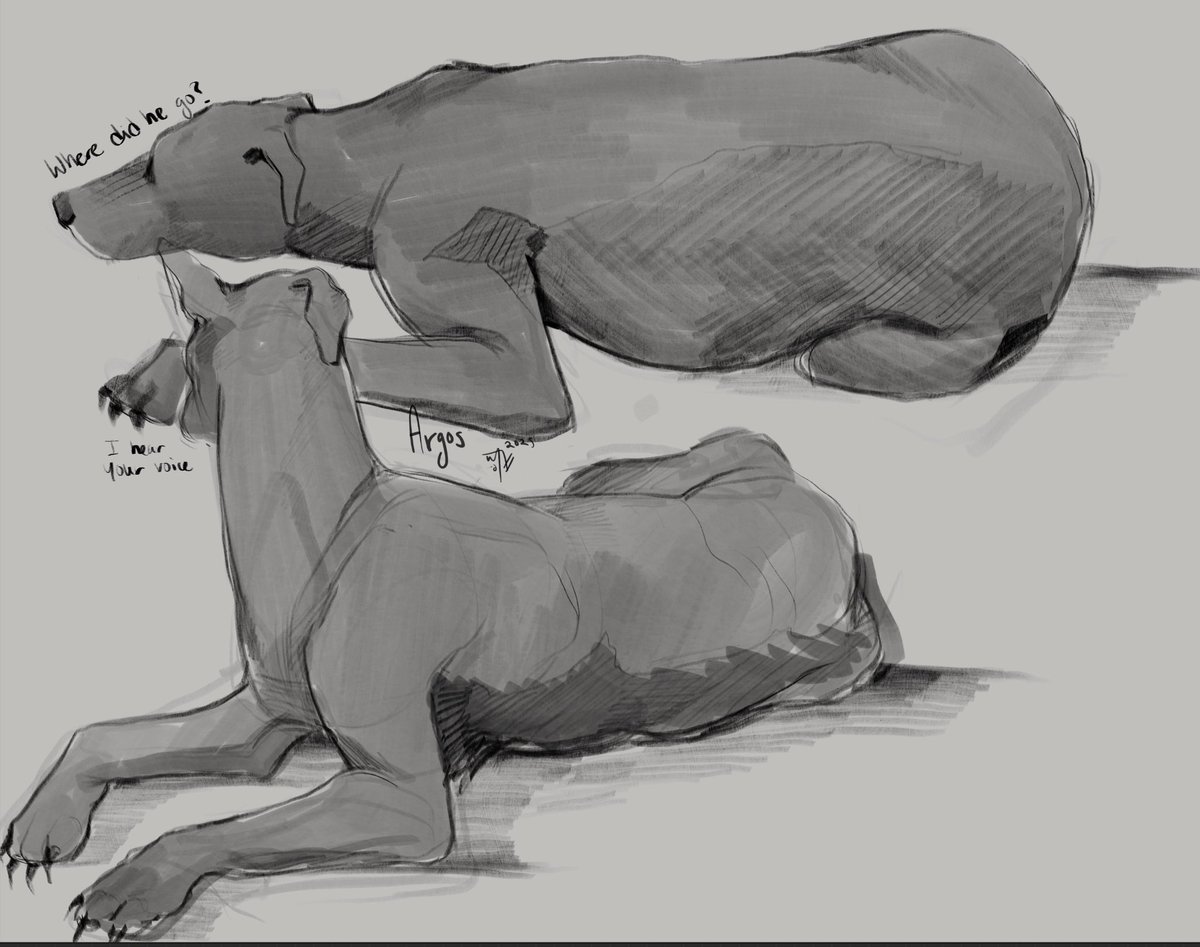 Dog misses his owner 

#argos #epicthemusicalfanart #epicthemusical